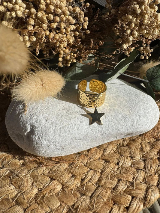 Bague Breloque Acier Inoxydable