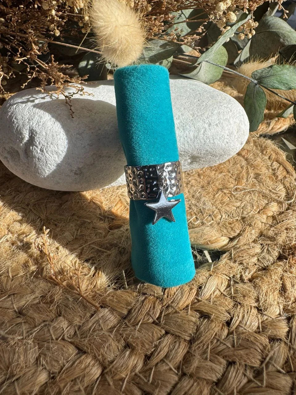Bague Breloque Acier Inoxydable