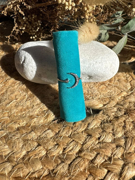 Bague Soleil Lune Acier Inoxydable