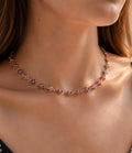 Collier princesse rose